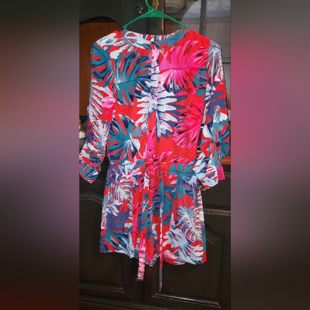 Multi-colored Jennifer López Summer Romper ~ Petite Size 2